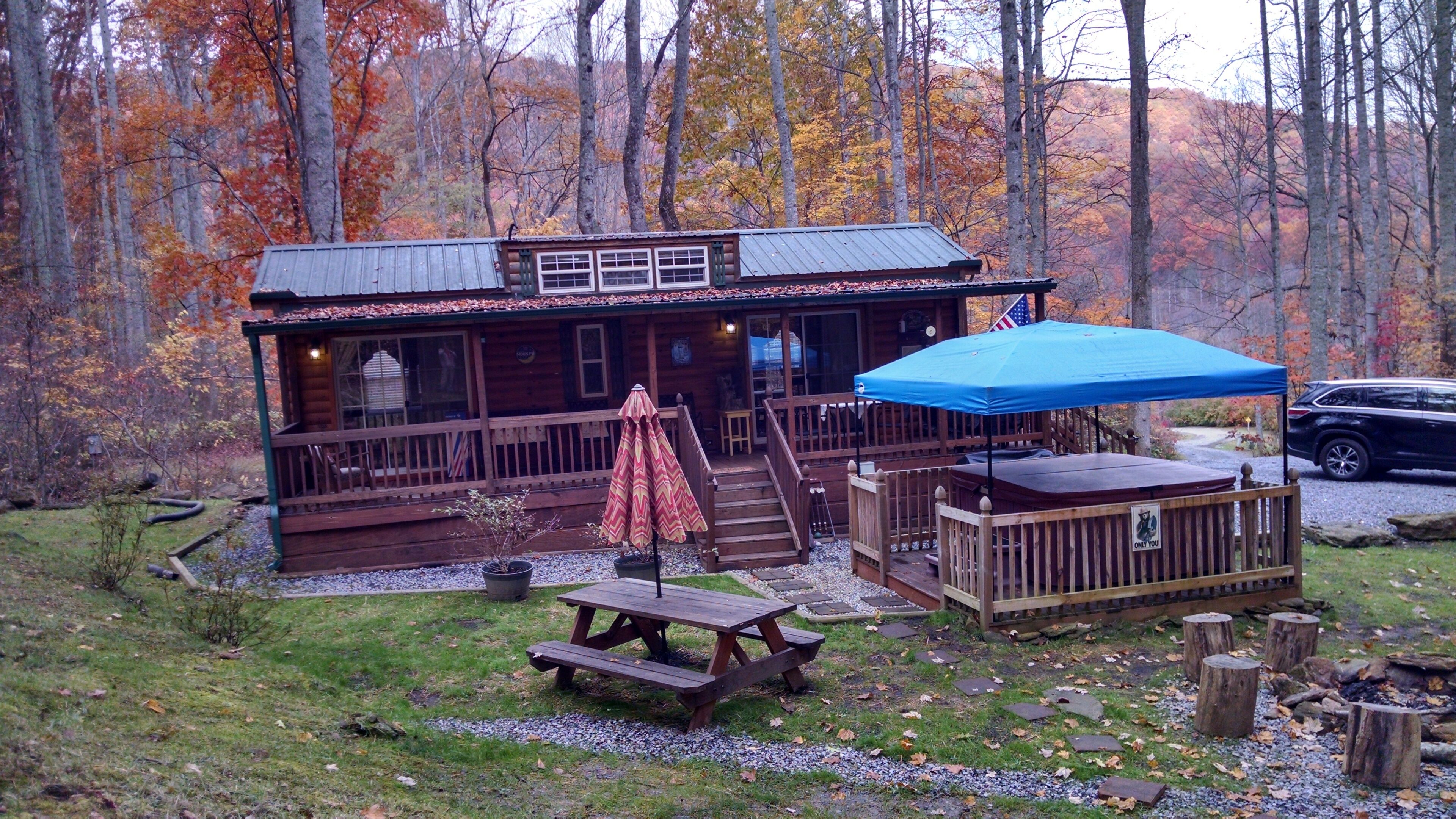 Private Mountain Cabin With Loft Hot Tub Stream And Pet Friendly