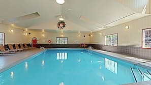 Indoor pool, a heated pool