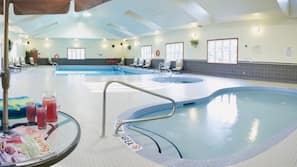 Indoor pool, a heated pool