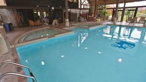 Indoor pool, a heated pool