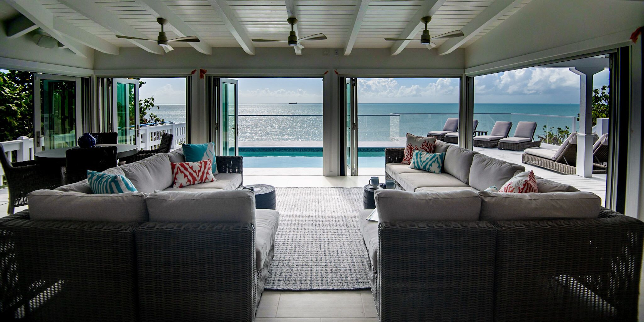 Oceanfront Villa - Private Dock for Snorkeling, 3 mins to Private Beach in Providenciales in Providenciales, Turks and Caicos Islands