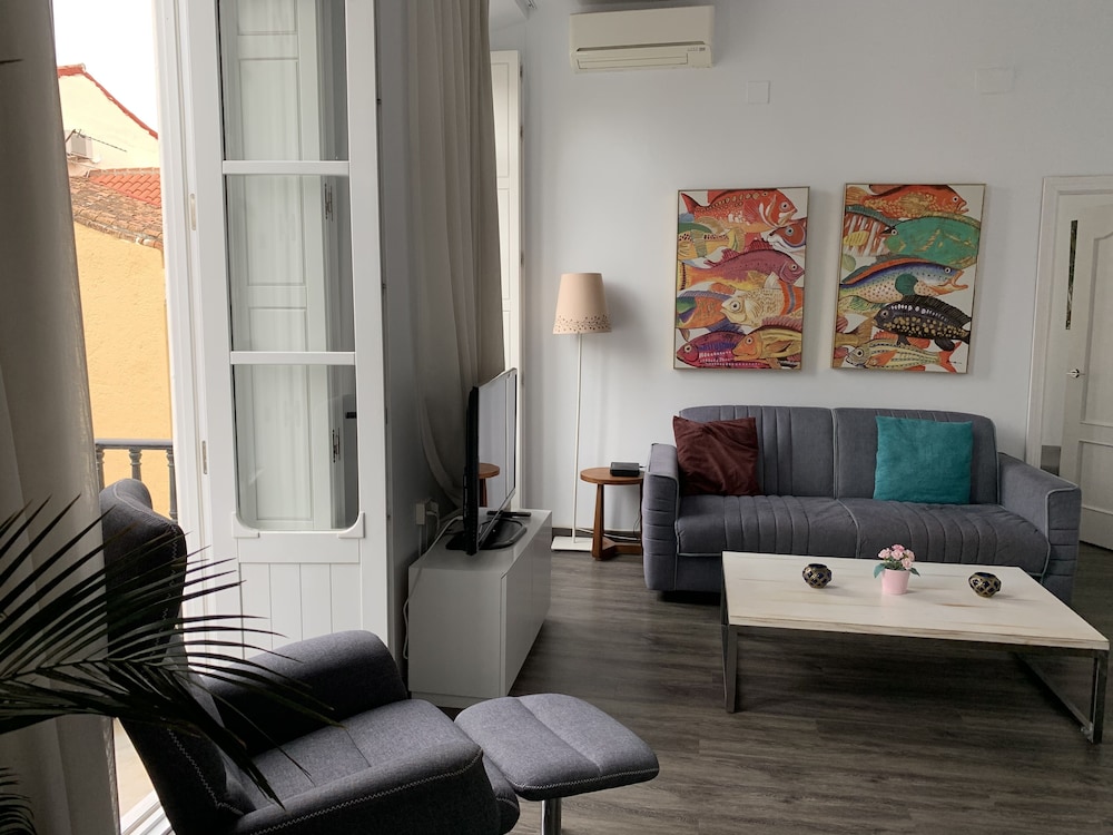 Charming 1 BR Apartment in Málaga Historical Center, WIFI and balconies