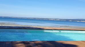 Una piscina riscaldata