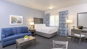 Laptop workspace, iron/ironing board, free WiFi, linens