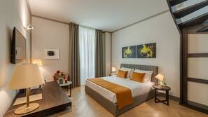 Biancheria da letto di alta qualità, minibar, una cassaforte in camera