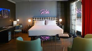 Biancheria da letto di alta qualità, minibar, una cassaforte in camera