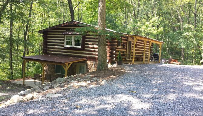 Log Cabin Located In Wooded Area Seven Points Marina Within 5 Miles In Altoona Pa Expedia