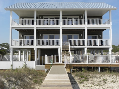 St George Island Beach Hotels Oceanfront From 105 8 Bedrm 6 5 Baths Gulf Front King Masters Elevator Private