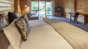 Premium bedding, down comforters, pillowtop beds, individually furnished