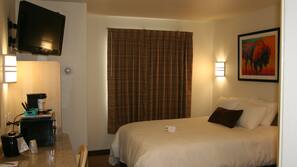 Egyptian cotton sheets, premium bedding, desk, blackout curtains