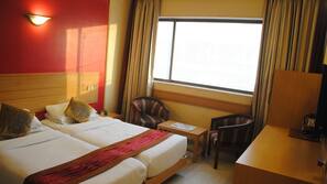 Minibar, in-room safe, desk, blackout curtains