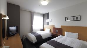 Desk, blackout drapes, iron/ironing board, free WiFi