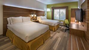 In-room safe, desk, iron/ironing board, free cribs/infant beds