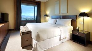 Ropa de cama de alta calidad, edredones de plumas, minibar y caja fuerte
