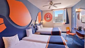 Hypo-allergenic bedding, pillowtop beds, in-room safe, desk