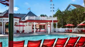 4 outdoor pools