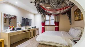 Minibar, blackout drapes, iron/ironing board, free WiFi