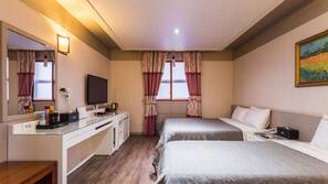 Minibar, blackout drapes, iron/ironing board, free WiFi