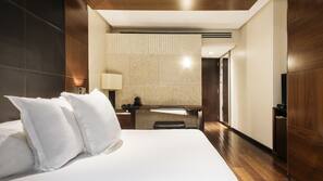 Ropa de cama de alta calidad y minibar (con algunos artículos gratuitos)