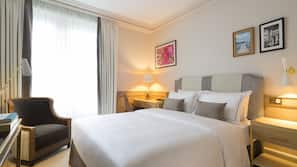 Premium bedding, minibar, in-room safe, soundproofing