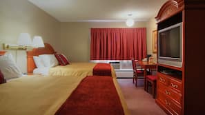 Pillow top beds, in-room safe, desk, blackout curtains