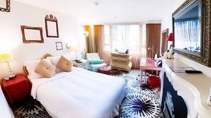 Premium bedding, pillowtop beds, minibar, in-room safe