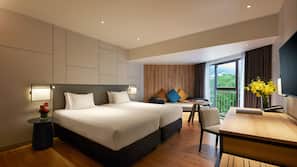 Minibar, in-room safe, desk, blackout curtains