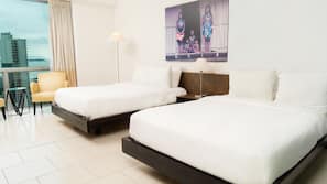 Premium bedding, in-room safe, desk, laptop workspace