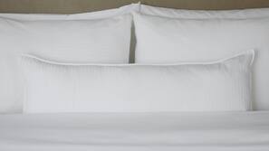 Premium bedding, pillowtop beds, in-room safe, desk
