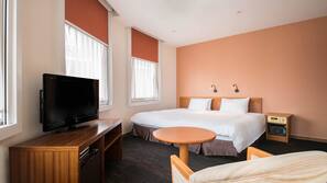 Premium bedding, down comforters, Select Comfort beds, in-room safe