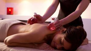 Sauna, body treatments, facials