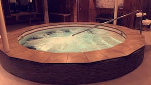 Indoor spa bath