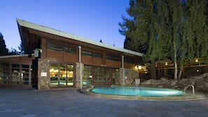 Indoor pool, seasonal outdoor pool