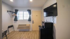 Blackout drapes, iron/ironing board, free WiFi