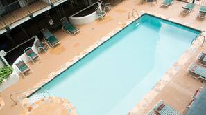 Indoor pool, seasonal outdoor pool