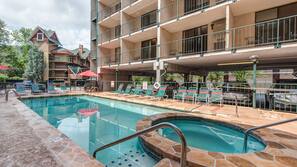 Indoor pool, seasonal outdoor pool