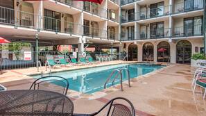 Indoor pool, seasonal outdoor pool