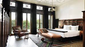 Premium bedding, down comforters, pillowtop beds, minibar