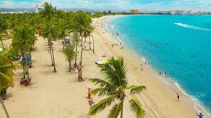 Beach nearby, beach umbrellas, beach volleyball, 10 beach bars