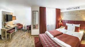 Hypo-allergenic bedding, pillow top beds, minibar, in-room safe