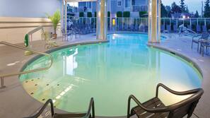 Indoor pool, outdoor pool