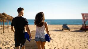 Beach nearby, white sand