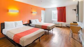 Tabla de planchar con plancha, wifi gratis, ropa de cama