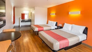 Tabla de planchar con plancha, wifi gratis, ropa de cama