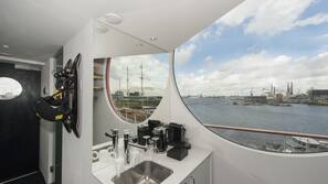 Desk, blackout curtains, iron/ironing board, free WiFi