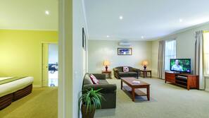 Minibar, desk, iron/ironing board, free WiFi
