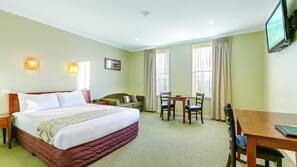 Minibar, desk, iron/ironing board, free WiFi