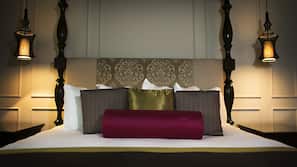 Premium bedding, pillowtop beds, minibar, in-room safe