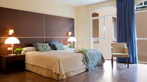 1 dormitorio, ropa de cama de alta calidad, minibar y caja fuerte