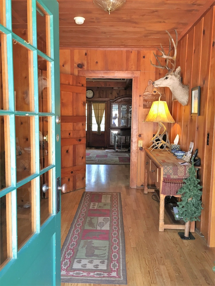 Interior entrance, Rocky Mountain Lodge